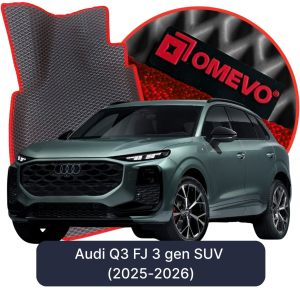 OMEVO 5D Pro EVA Dywaniki do  Audi Q3 FJ 3 gen SUV (2025-2026)