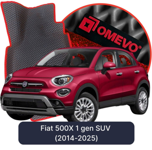 OMEVO 5D Pro EVA Dywaniki do Fiat 500X 1 gen SUV (2014-2025)