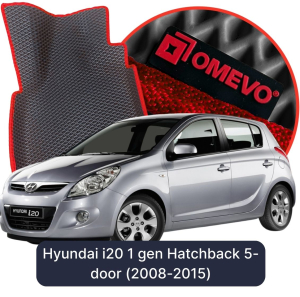 OMEVO 5D Pro EVA Dywaniki do Hyundai I20 1 gen Hatchback 5 drzwi (2008-2015)
