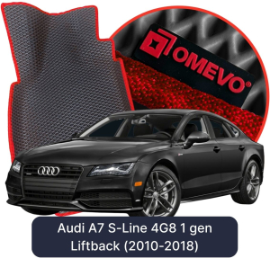 OMEVO 5D Pro EVA Dywaniki do Audi A7 S-Line 4G8 1 gen Liftback (2010-2018)