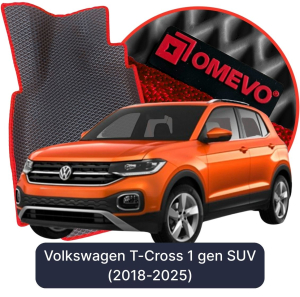 OMEVO 5D Pro EVA Dywaniki do Volkswagen T-Cross 1 gen SUV (2018-2025)