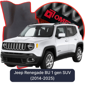OMEVO 5D Pro EVA Dywaniki do Jeep Renegade BU 1 gen SUV (2014-2025)
