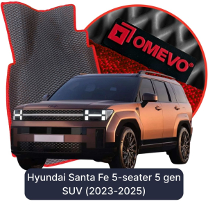 OMEVO 5D Pro EVA Dywaniki do Hyundai Santa Fe 5-osobowy  5 gen SUV (2023-2025)
