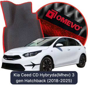 OMEVO 5D Pro EVA Dywaniki do Kia Ceed CD Hybryda(Mhev) 3 gen Hatchback 5 drzwi (2018-2025)