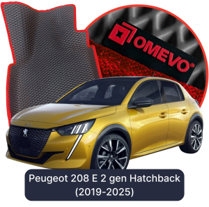 OMEVO 5D Pro EVA Dywaniki do Peugeot 208 E 2 gen Hatchback 5 drzwi (2019-2025)