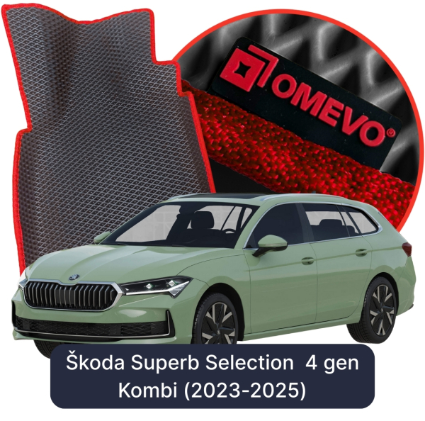 Dywaniki samochodowe EVA OMEVO do Škoda Superb Selection  4 gen Kombi (2023-2026)