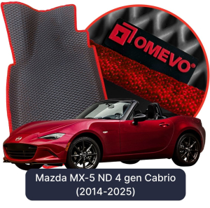 OMEVO 5D Pro EVA Dywaniki do Mazda MX-5 ND 4 gen Cabrio (2014-2025)