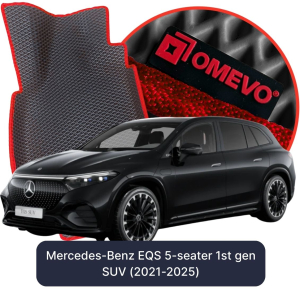 OMEVO 5D Pro EVA Dywaniki do Mercedes-Benz EQS 5-osobowy 1 gen SUV (2021-2025)