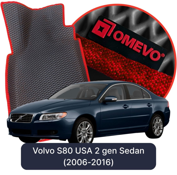 Dywaniki samochodowe EVA OMEVO do Volvo S80 USA 2 gen Sedan (2006-2016)