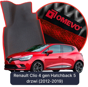 OMEVO 5D Pro EVA Dywaniki do Renault Clio 4 gen Hatchback 5 drzwi (2012-2019)