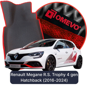 OMEVO 5D Pro EVA Dywaniki do Renault Megane R.S. Trophy 4 gen Hatchback 5 drzwi (2016-2024)