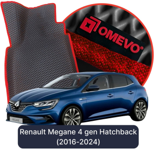 OMEVO 5D Pro EVA Dywaniki do Renault Megane 4 gen Hatchback 5 drzwi (2016-2024)