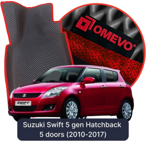 OMEVO 5D Pro EVA Dywaniki do Suzuki Swift 5 gen Hatchback 5 drzwi (2010-2017)