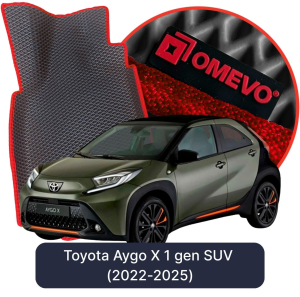 OMEVO 5D Pro EVA Dywaniki do Toyota Aygo X 1 gen SUV (2022-2025)