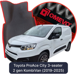 OMEVO 5D Pro EVA Dywaniki do Toyota ProAce City 3-osobowy 2 gen KombiVan (2019-2025)