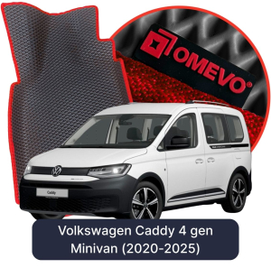 OMEVO 5D Pro EVA Dywaniki do Volkswagen Caddy 4 gen Minivan (2020-2025)