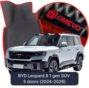 OMEVO 5D Pro EVA Dywaniki do BYD Leopard 8 1 gen SUV 5 drzwi (2024-2026)