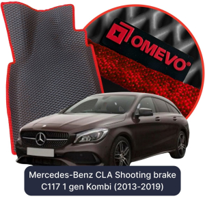 OMEVO 5D Pro EVA Dywaniki do Mercedes-Benz CLA Shooting brake C117 1 gen Kombi (2013-2019)