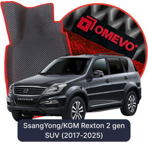 OMEVO 5D Pro EVA Dywaniki do SsangYong/KGM Rexton 2 gen SUV (2017-2025)