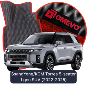 OMEVO 5D Pro EVA Dywaniki do SsangYong/KGM Torres 5 - Osobowy 1 gen SUV (2022-2025)