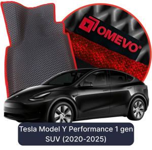 OMEVO 5D Pro EVA Dywaniki do Tesla Model Y Performance 1 gen SUV (2020-2025)