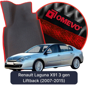 OMEVO 5D Pro EVA Dywaniki do Renault Laguna X91 3 gen Liftback (2007-2015)