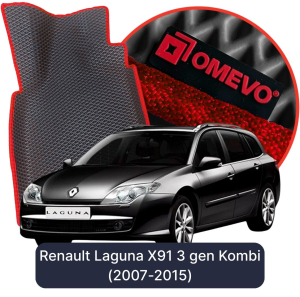 OMEVO 5D Pro EVA Dywaniki do Renault Laguna X91 3 gen Kombi (2007-2015)