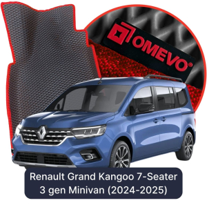 OMEVO 5D Pro EVA Dywaniki do Renault Grand Kangoo 7-osobowy 3 gen Minivan (2024-2025)