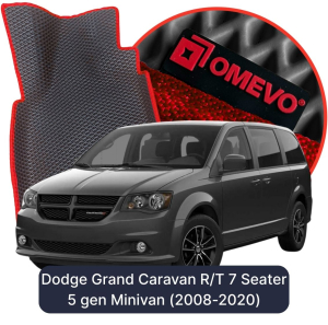 OMEVO 5D Pro EVA Dywaniki do Dodge Grand Caravan R/T 7-osobowy 5 gen Minivan (2008-2020)