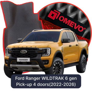 OMEVO 5D Pro EVA Dywaniki do Ford Ranger WILDTRAK 6 gen Pick-up 4 drzwi (2022-2026)