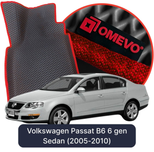 OMEVO 5D Pro EVA Dywaniki do Volkswagen Passat B6 6 gen Sedan (2005-2010)