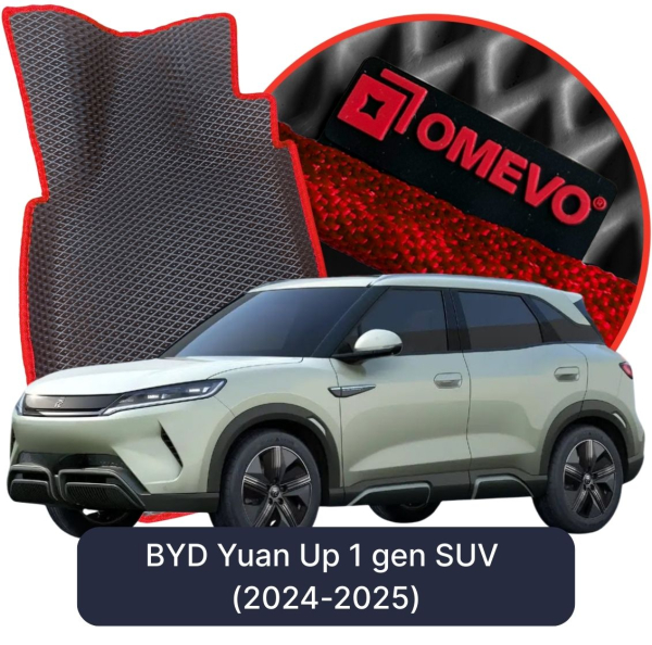 Dywaniki samochodowe EVA OMEVO do  BYD Yuan Up 1 gen SUV (2024-2025)