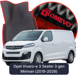 OMEVO 5D Pro EVA Dywaniki do Opel Vivaro-e 3-osobowy 3 gen Minivan (2019-2026)