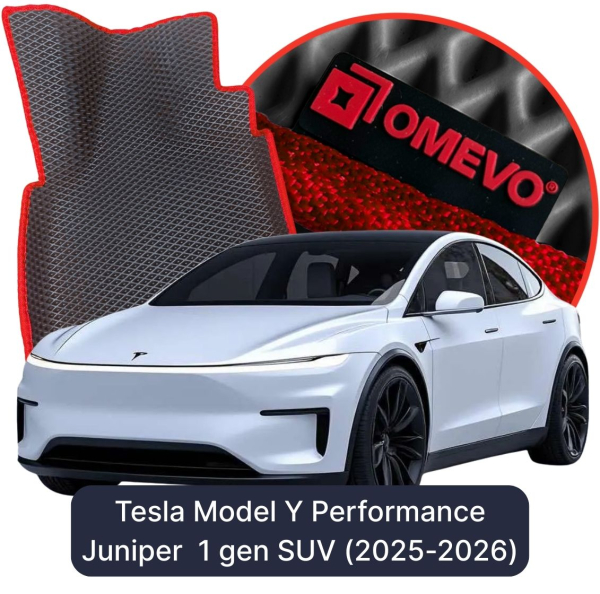 Dywaniki samochodowe EVA OMEVO do Tesla Model Y Performance Juniper  1 gen SUV (2025-2026)