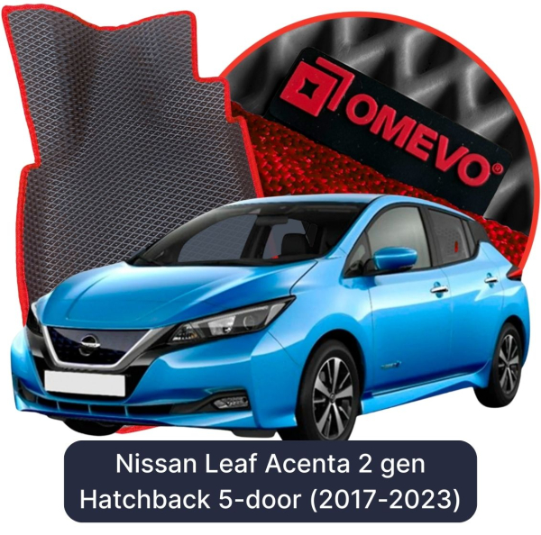 Dywaniki samochodowe EVA OMEVO do Nissan Leaf Acenta 2 gen Hatchback 5 drzwi (2017-2023)