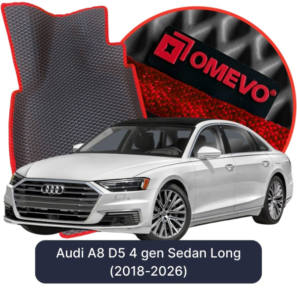 Dywaniki samochodowe EVA OMEVO do Audi A8 D5 4 gen Sedan Long (2018-2026)