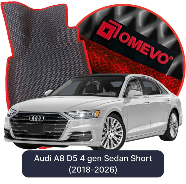 Dywaniki samochodowe EVA OMEVO do Audi A8 D5 4 gen Sedan Short (2018-2026)