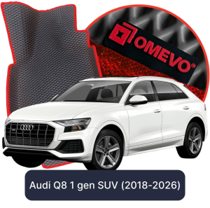 OMEVO 5D Pro EVA Dywaniki do Audi Q8 Benzyna / Diesel 1 gen SUV (2018-2026)