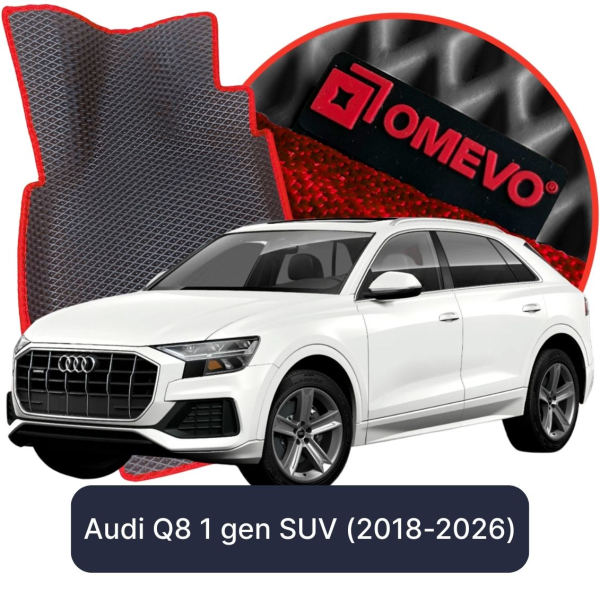 Dywaniki samochodowe EVA OMEVO do Audi Q8 Benzyna / Diesel 1 gen SUV (2018-2026)