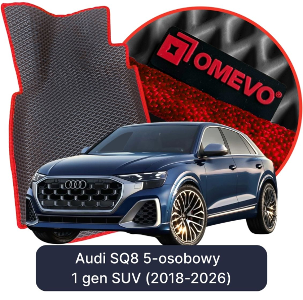 Dywaniki samochodowe EVA OMEVO do Audi SQ8 5-osobowy  1 gen SUV (2018-2026)