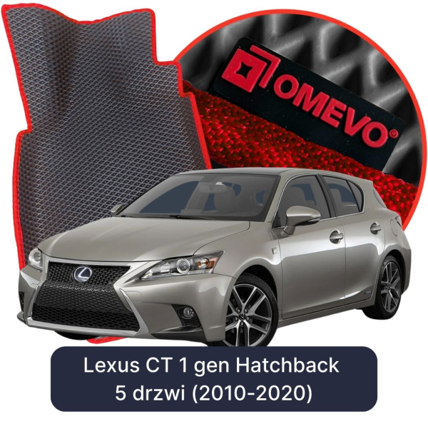 Dywaniki samochodowe EVA OMEVO do Lexus CT 1 gen Hatchback 5 drzwi (2010-2020)