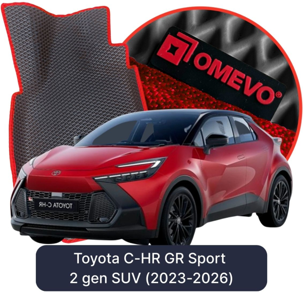 Dywaniki samochodowe EVA OMEVO do Toyota C-HR GR Sport 2 gen SUV (2023-2026)