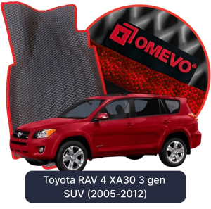 OMEVO 5D Pro EVA Dywaniki do Toyota RAV 4 XA30 3 gen SUV (2005-2012)
