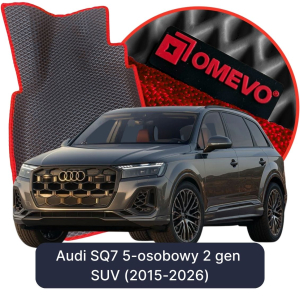 OMEVO 5D Pro EVA Dywaniki do Audi SQ7 5-osobowy 2 gen SUV (2015-2026)