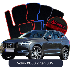 Dywaniki Welurowe OMEVO do Volvo XC60 2 gen SUV (2017-2026)
