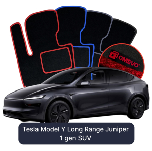 Dywaniki Welurowe OMEVO do Tesla Model Y Long Range Juniper 1 gen SUV (2025-2026)