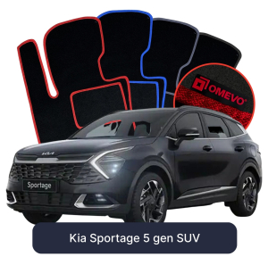 Dywaniki Welurowe OMEVO do Kia Sportage 5 gen SUV (2021-2026)