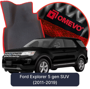 OMEVO 5D Pro EVA Dywaniki do Ford Explorer 5 gen SUV (2011-2019)