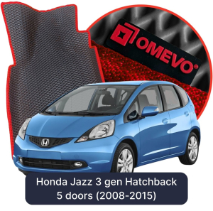 OMEVO 5D Pro EVA Dywaniki do Honda Jazz 3 gen Hatchback (2008-2015)