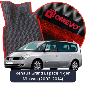 OMEVO 5D Pro EVA Dywaniki do Renault Grand Espace 4 gen Minivan (2002-2014)